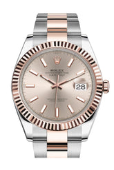 Rolex Datejust 41 Sundust Dial Steel 18K Rose Gold Men’s Watch 126331